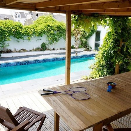 Spacious Town House With Swimming Pool Plymouth Luaran gambar